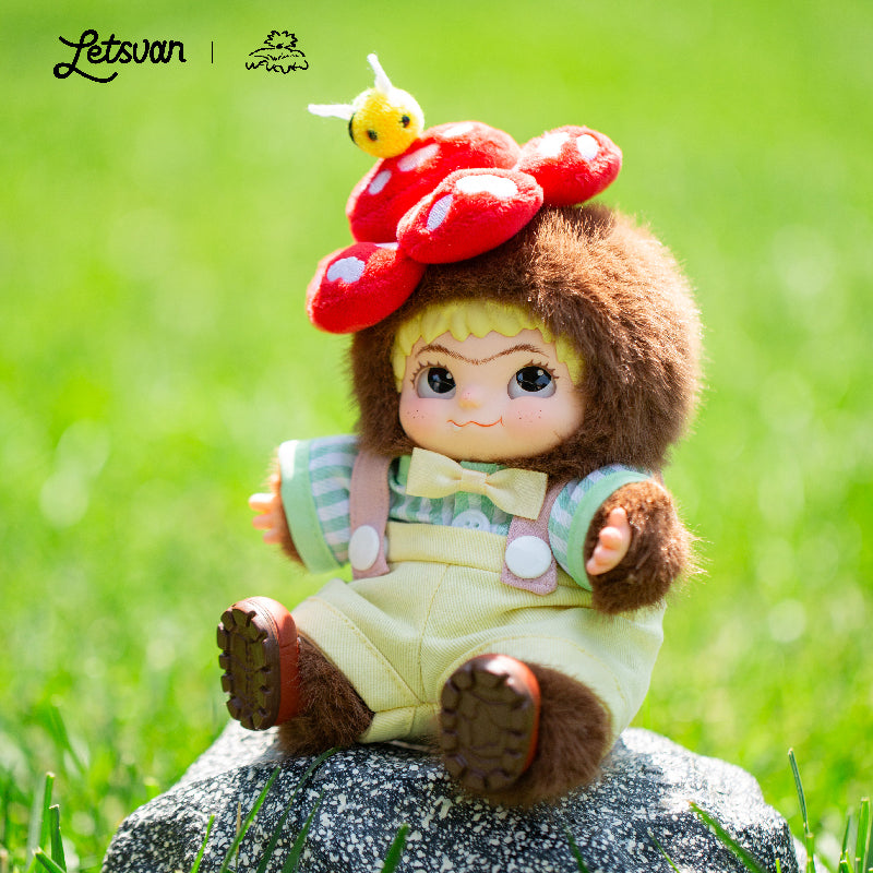 Letsvan WAKUKU Flower Gentleman Vinyl Plush Doll Pendant