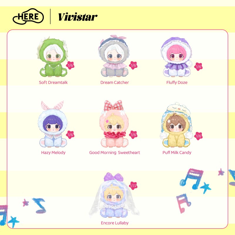Letsvan Vivistar's Daily Life Series Figures Blind box