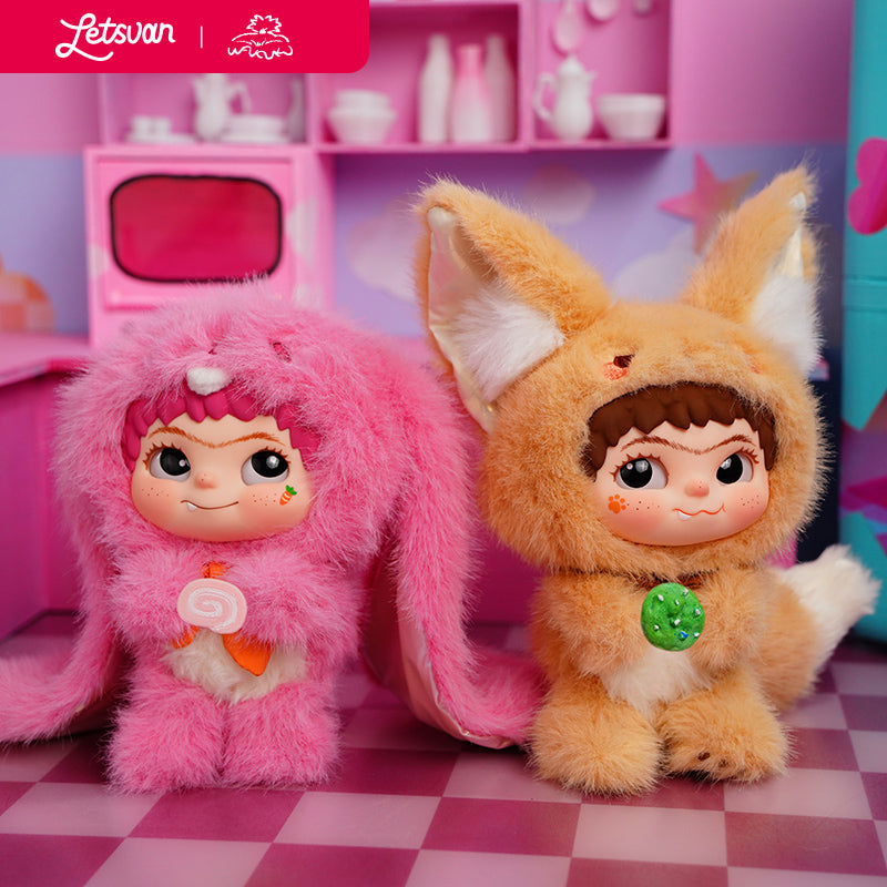 Letsvan WAKUKU-Fox&Bunny trick or treat Series Figures Blind box Single Box(1 pcs)