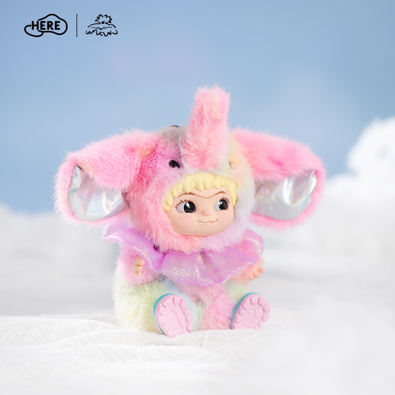 Letsvan WAKUKU-Dreamy Colorful Elephant Vinyl Pendant Collect dolls