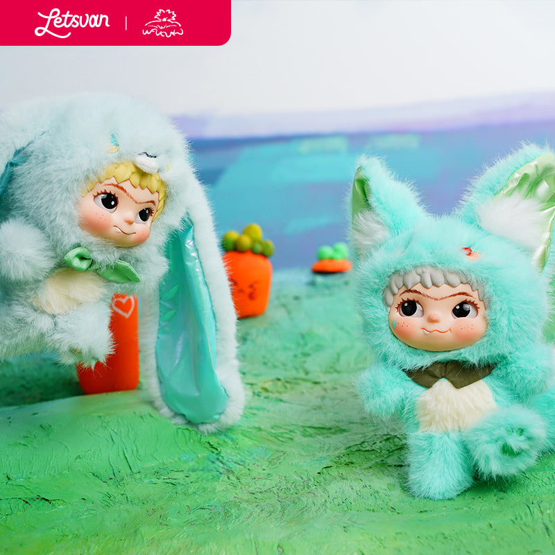 Letsvan WAKUKU-Fox&Bunny trick or treat Series Figures Blind box
