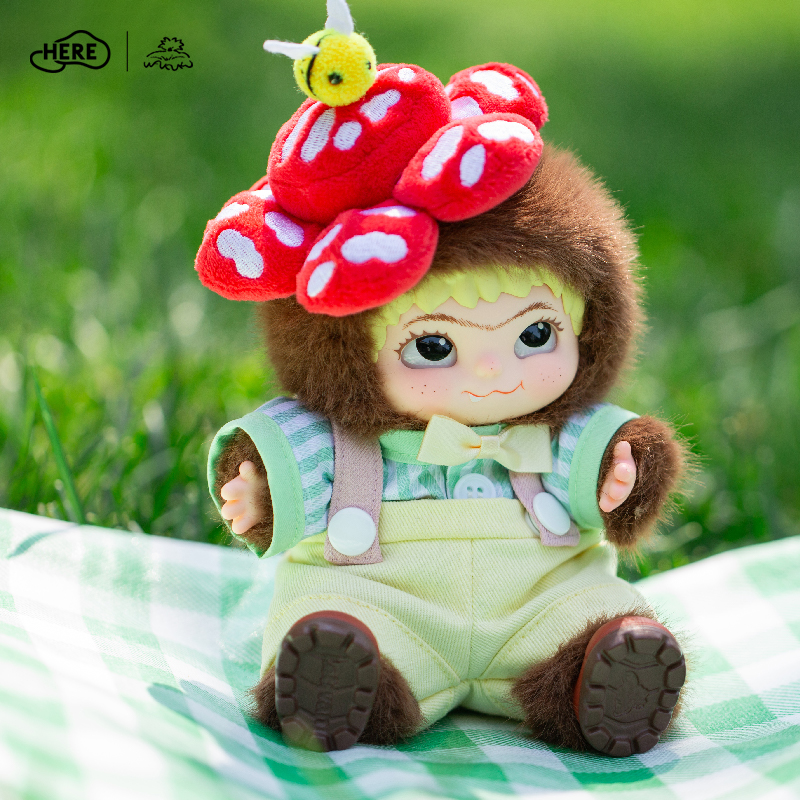 Letsvan WAKUKU Flower Gentleman Vinyl Plush Doll Pendant