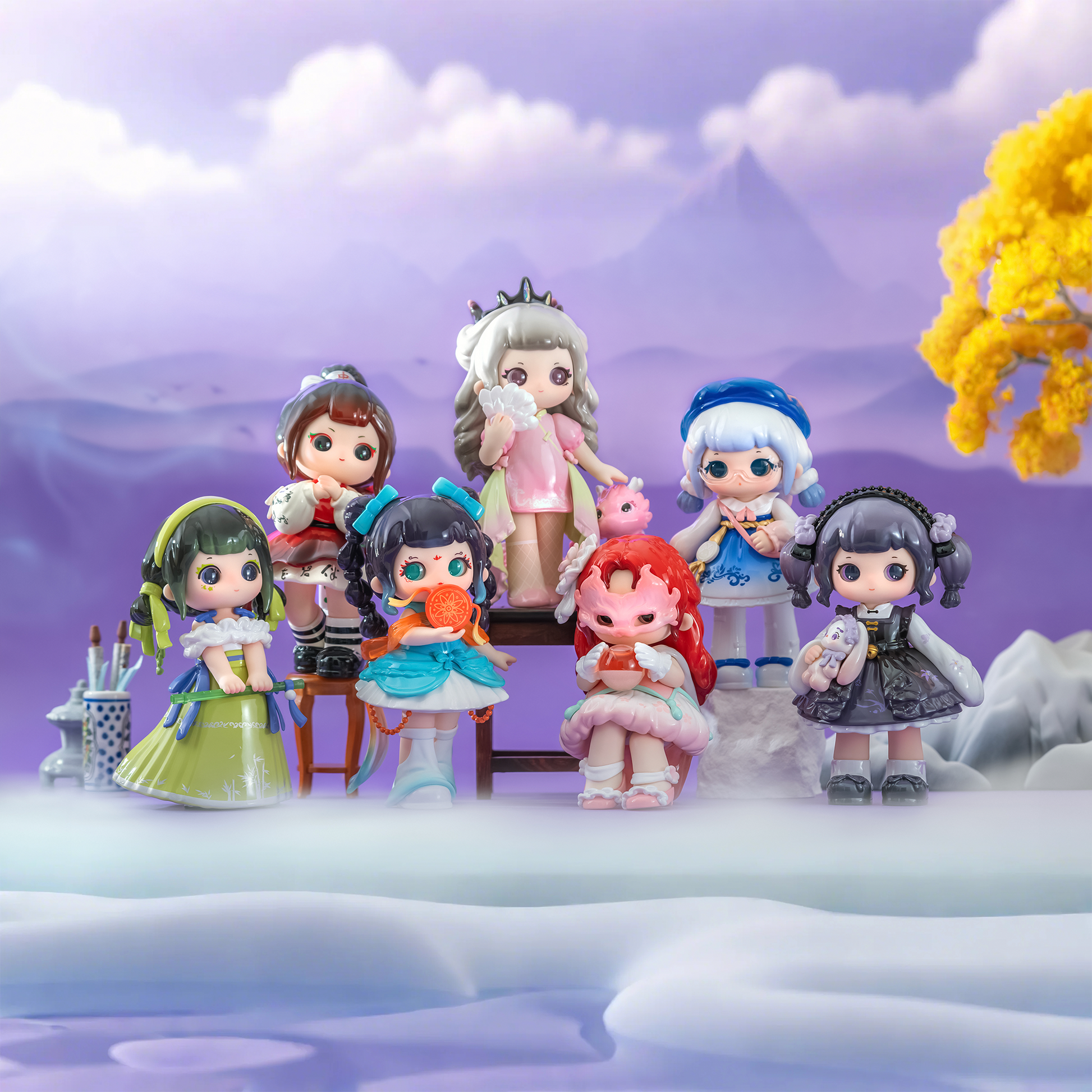 Letsvan ZIYULI Chinese Romance Series Figures