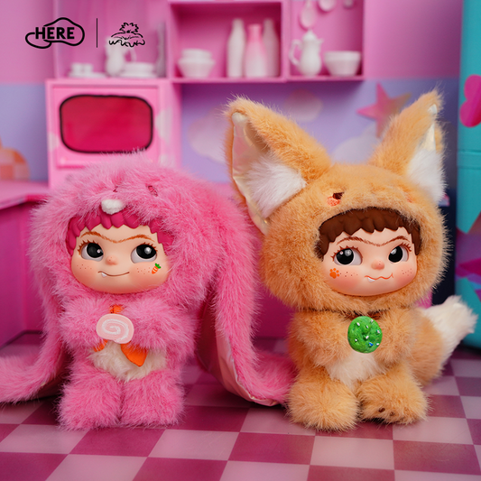 WAKUKU-Fox&Bunny trick or treat Series Figures Blind box