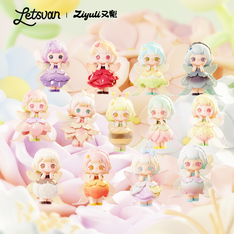 Letsvan ZIYULI Flower Spirit WhisperSeries Figures Blind box