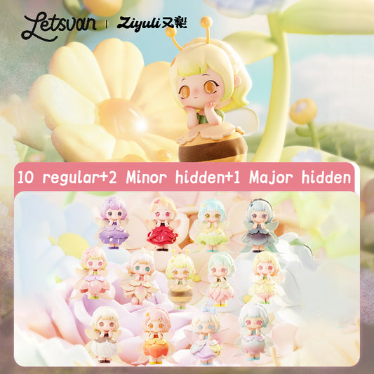 Letsvan ZIYULI Flower Spirit WhisperSeries Figures Blind box 1 SET(10 BOXS)
